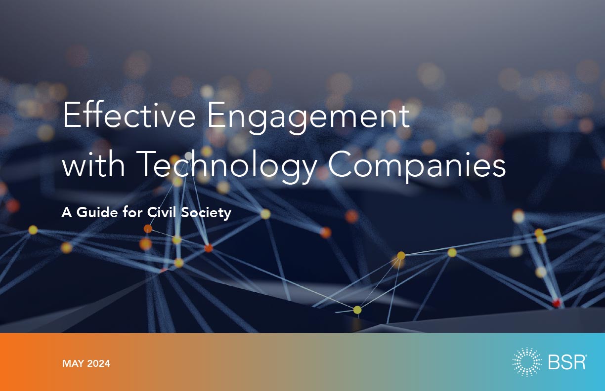 Effective Engagement with Technology Companies cover image